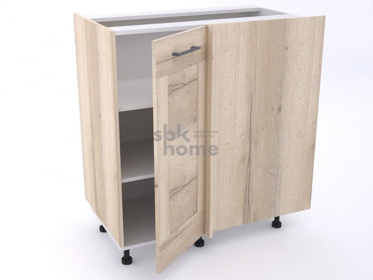 Стол угловой 960 СУ-100 левый , Дублин (900*470*1060) Дуб галифакс белый, 21627 _1