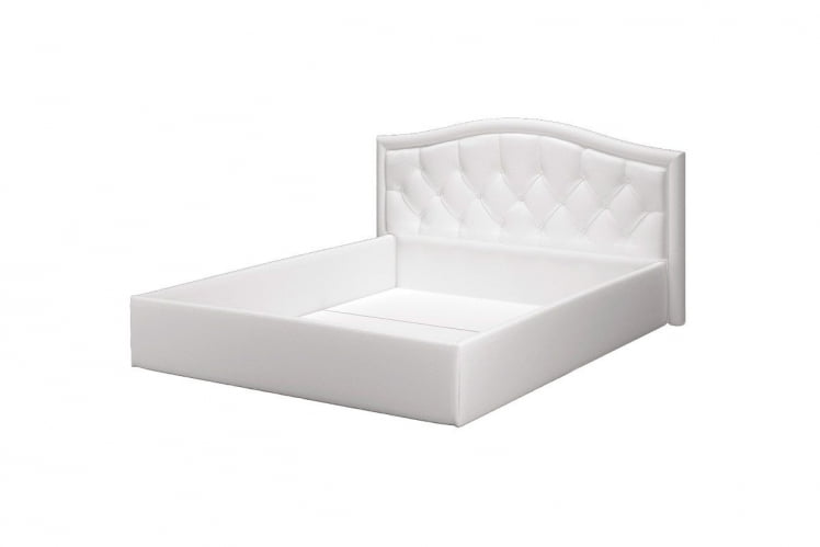 Кровать Стелла, 1400*2000 мм, искуственная кожа Vega white, белый_1