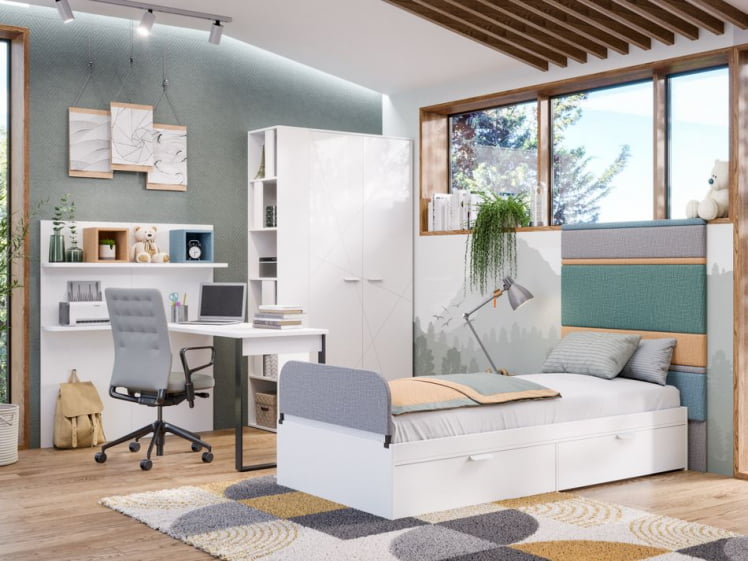 Кровать Милтон ЛД 537.010.000 Белая_4