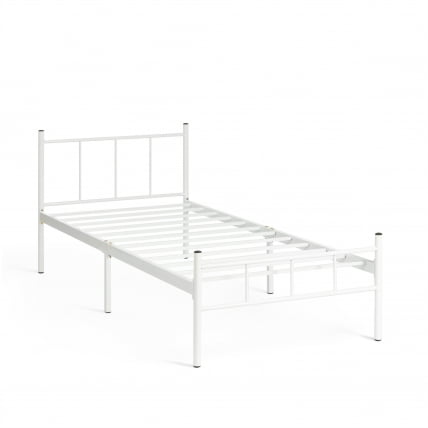 Кровать ROWENTA (mod. 9177) металл, 90*200 см (Single bed), White (белый)_1