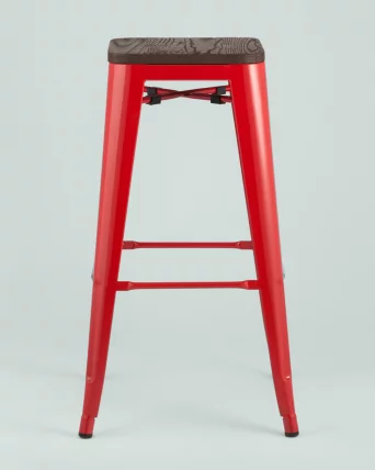 Стул барный TOLIX WOOD Красный_3