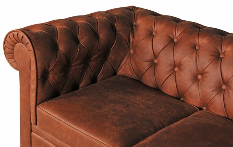 Диван трехместный раскладной Беркли 3Р Рыжий_3