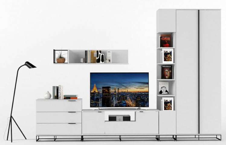 Полка навесная City большая белый_7