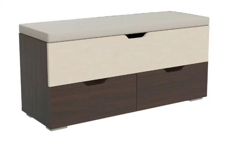 Диван в прихожую Флинт 2-4201 Венге клен_0