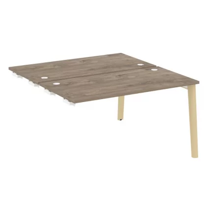 Стол-приставка двойной к опорным элементам ONIX WOOD OW.D.SPR-3.7 Тиквуд Темный/Светлый_0