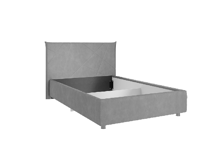 Кровать 1.2 Квест с основанием ZO.KM1.2-03 крем (велюр)_1