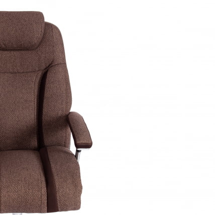 Кресло офисное Труст (макс) ткань, коричневый/коричневый , МДЖ190-7/ТВ-24 / Trust (max) MJ190-7/TW-24_5