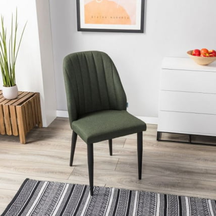 Стул Alen темно-зеленый/черный_5