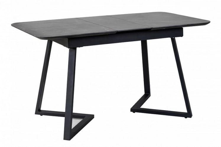 Стол Роналдо раздвиж. 140-180 Темный мрамор/Бабочка_1