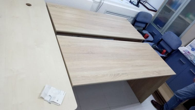 Стол письменный S-1400 (Дуб Cонома светлый)_2