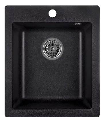 Кухонная мойка GRANULA 4201 Черный_0