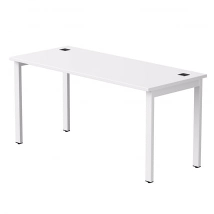 Стол прямой на металлокаркасе, опоры 45 гр Everprof EVO 254S008 Белый_0