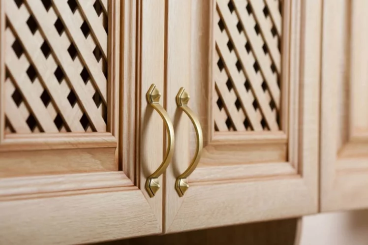 Кухонный гарнитур угловой Кантри №03 Сономе эйч светлая_19