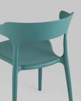 Стул Neo пластик Темно-бирюзовый_2