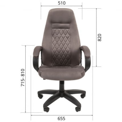 Офисное кресло CHAIRMAN HOME 951 голубой_5