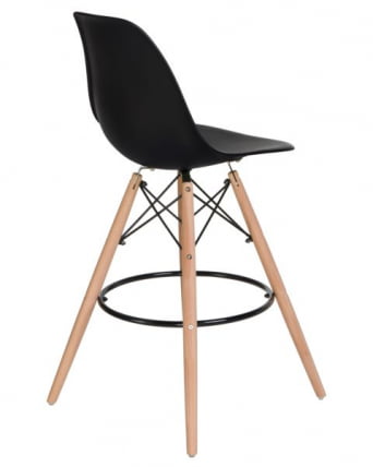 Стул барный ДОБРИН ДСВ БАР (ножки светлый бук, цвет сиденья черный (Б-03)) 2 шт / DOBRIN DSW BAR (B-03))_4
