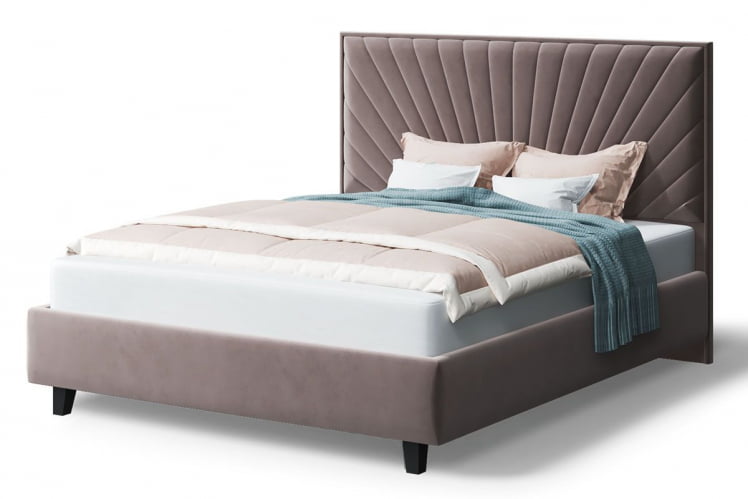 Кровать Леона, 2000x1600мм, кофе_0