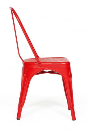 Стул LOFT CHAIR (mod. 012) металл, 45*35*85см, красный/red vintage_2