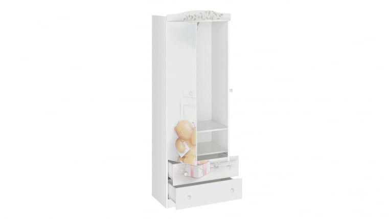 Шкаф комбинированный Тедди ТД-294.07.22 Белый с рисунком_1