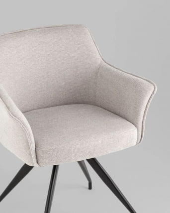 Стул обеденный Feston вращающийся серый_1