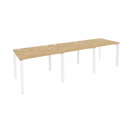 Рабочая станция на П-образном м/к ONIX O.MP-RS-3.1.8 Тиквуд Светлый/Белый_0