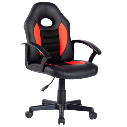 Детское кресло CHAIRMAN KIDS 111 Красный-черный_0