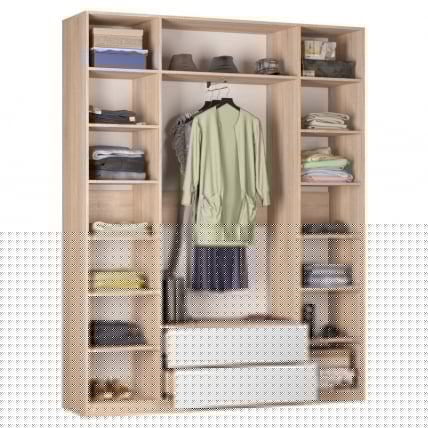 Шкаф распашный R-230х180х45-2-PO(ДСС-Белый)_1