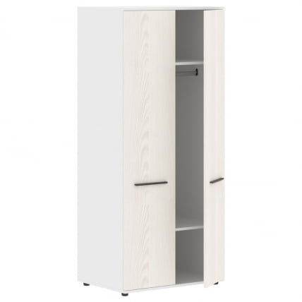 Гардероб ЕДИС ЕCВС 85 Ясень Траун Мокко Белый / EDIS ECWS_1