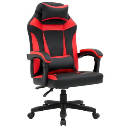 Кресло компьютерное CРОМЕКС (КРОМЕКС) Старт ГМ-105 экокожа черное/красное / CROMEX Start GM-105_0