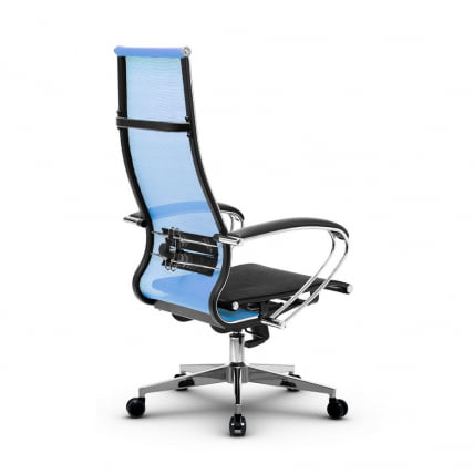 Кресло офисное МЕТТА B 1m 7/K131, Основание 17834 Комплект 3 Васильковое Черное_2