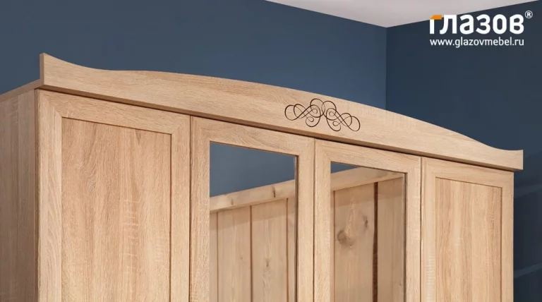 Спальня композиция 1 ADELE Дуб Сонома/Орех шоколадный (спальня)_1