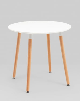 Стол круглый Рокки New D=80 белый_0