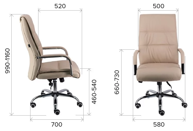 Кресло для руководителя Bond TM экокожа Черный_3