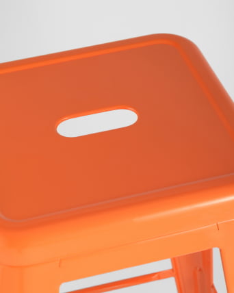 Стул барный Tolix Оранжевый_5