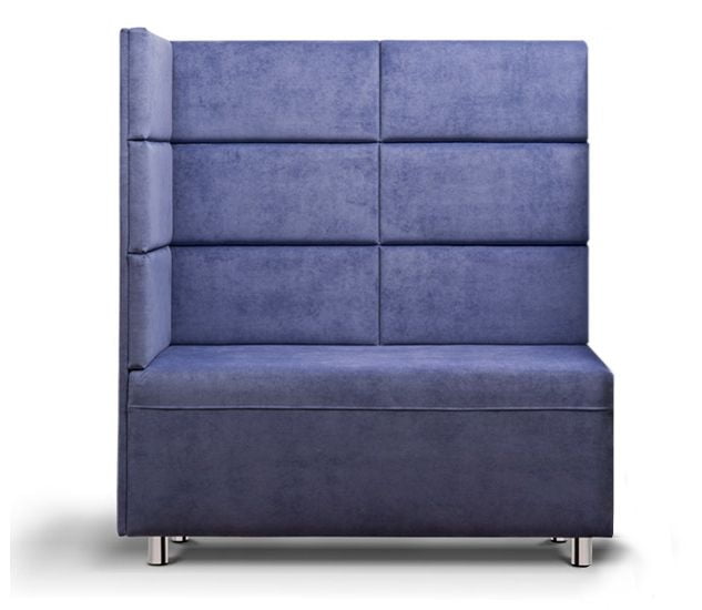Диван на 140 с правым подлокотником Клаб-10 1В/140 Индиго Крайола_0