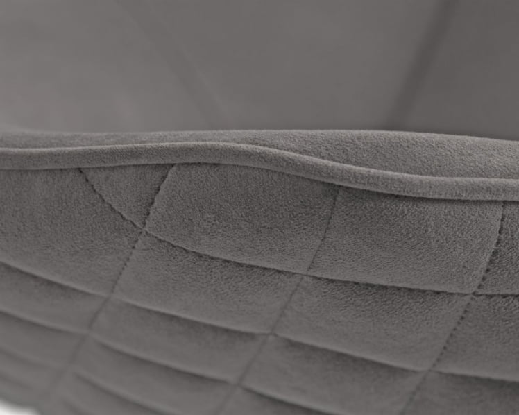 Стул обеденный DOBRIN STELLA (ЭМАЛЬ ЧЕРНЫЙ МУАР велюр Catania Chocolate)_8