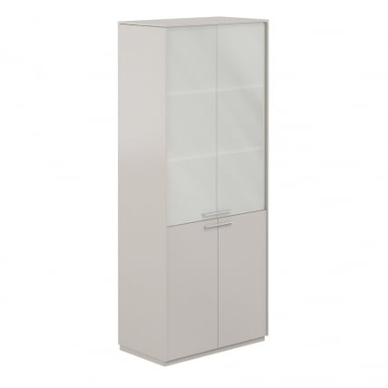 Шкаф высокий Atlas NZ-0351.GS.YN Серый камень Ясень Наварра_0