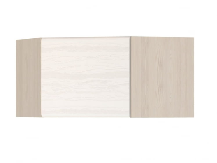 Антресоль угловая правая Графит 74.108 Сосна Астрид /Ваниль_0