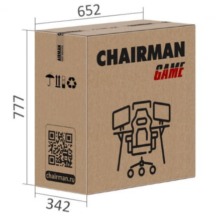 Кресло геймерское CHAIRMAN GAME 15 черный/желтый/белый_5