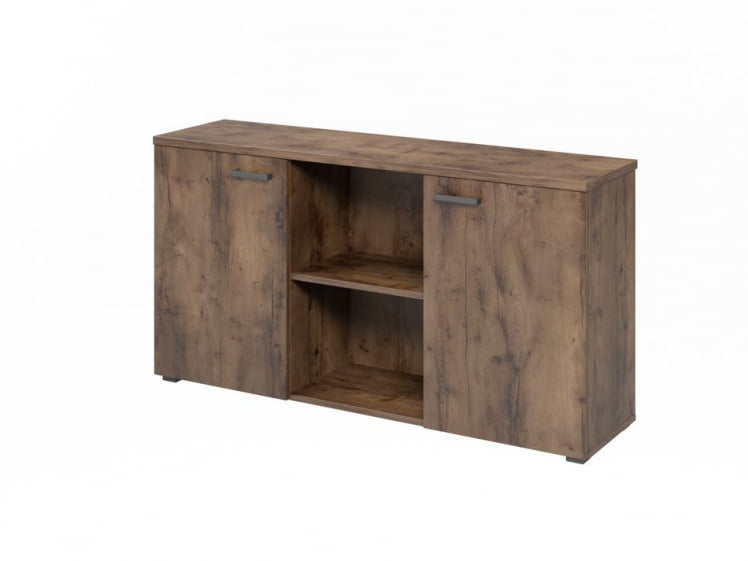 Тумба приставная к двум столам LEMO L-681 Таксония шоколадная_0