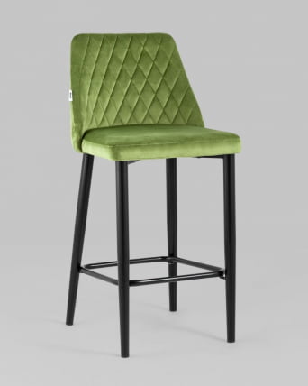 Стул полубарный Диего велюр Травяной_1