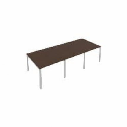 Переговорный стол (3 столешницы) Metal System Б.ПРГ-3.1 Венге/Серый_0
