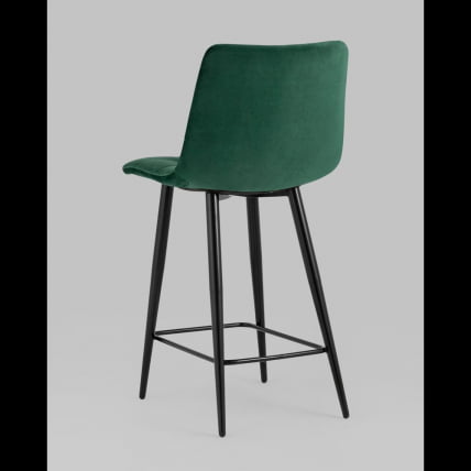 Стул полубарный Джанго велюр Зеленый_6