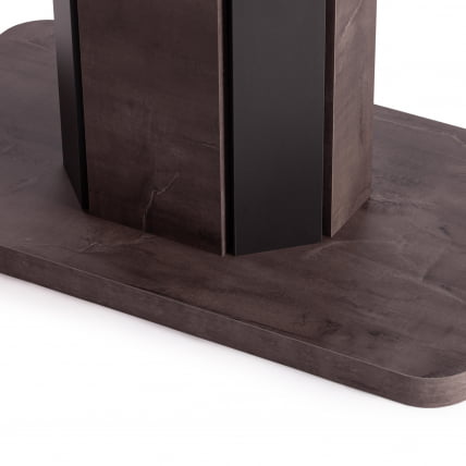 Стол обеденный SKAT ЛДСП/МДФ, 120-160х80х75 см, Оникс/Графит_12