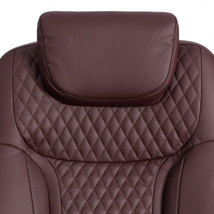 Кресло офисное Trust (max) кож/зам, коричневый/коричневый стеганный/коричневый, 36-36/36-36/6/36-36/06_7