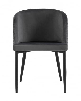 Стул Оскар велюр серый 2 шт_3