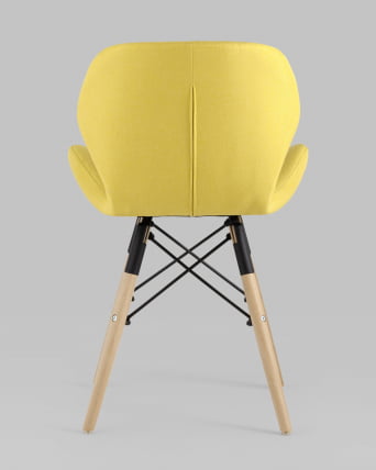 Стул Бон рогожка Желтый_4