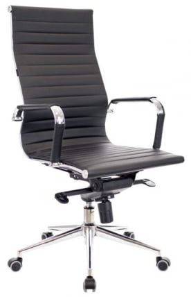 Кресло руководителя Everprof Rio M Кожа Черный_0