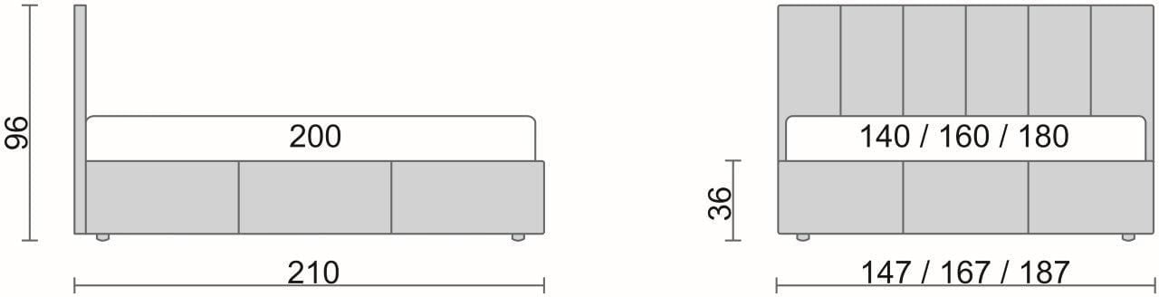 Кровать Julia Черный_1