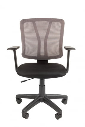Кресло офисное CHAIRMAN 626 Черный Серая сетка_1